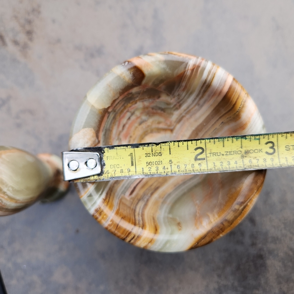 Green Onyx Mortar And Pestle 3.25" Tall - Picture 13 of 16